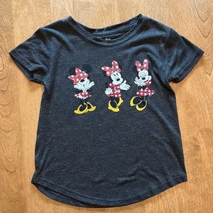 Minnie Mouse Gray Tshirt 5T